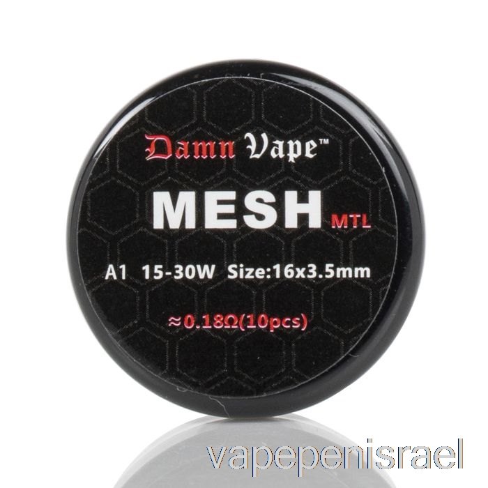 חד פעמי Vape Israel לעזאזל Vape Intense Mesh Mtl סליל חלופי 0.18ohm Ka1 Mesh Mtl סליל